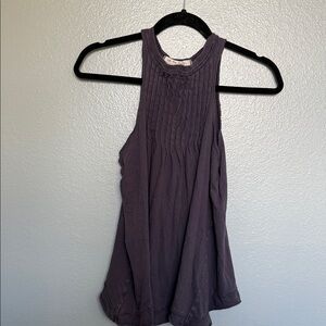 We The Free Dark Purple Tank Top